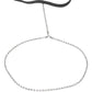 Trend rhinestone elastic leg chain female fashion rhinestone thigh chain simple street shooting chain beach accessories