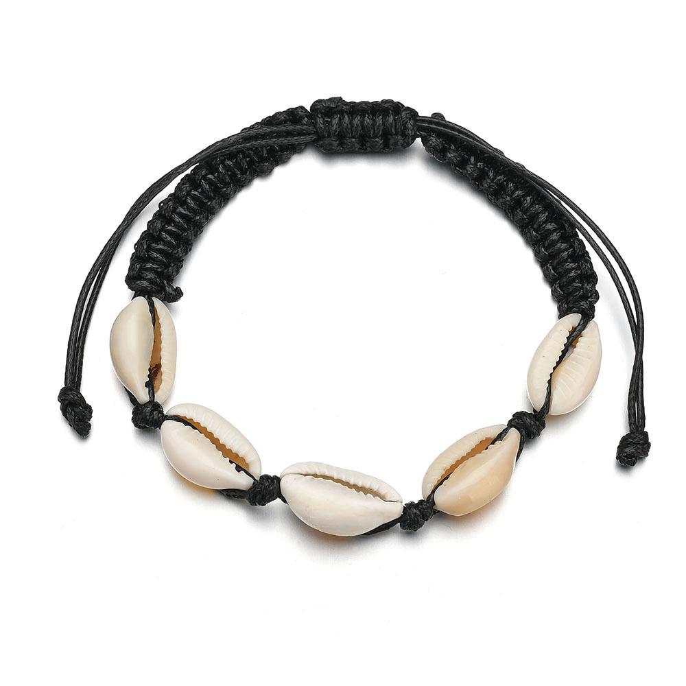 Accessories Simple Shell Bracelet Female Bohemia Retro Braided Bracelet Hand Decoration