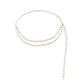 Jewelry Sexy Simple Bead Chain Body Chain Temperament Versatile Double Layer Imitation Pearl Waist Chain Female