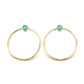 Fashion Exaggerated Geometric Round Triangle Square Alloy Large Earrings Front and Back Ear Clip Accessories