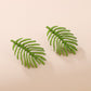 Ins hollow leaf earrings female fashion Mori super fairy creative leaf earrings personality temperament earrings