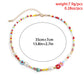 Bohemia Vacation Small Daisy Flower Necklace Simple Colorful Rice Beads Beaded Necklace Women