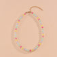 Fashion Small Fresh Macarons Candy Color Beads Middle Bead Necklace Clavicle Chain Accessories
