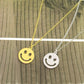 Fashion Simple Jewelry Happy Smile Emoji Necklace Couple Set