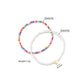 Fashion Shell Piece Heart Anklet Bohemian Colorful Rice Beads Imitation Pearl Anklet Accessories