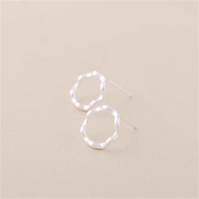 Earrings Women's Fashion Twist Wreath Earrings Women's Round Earrings