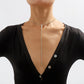N198 Jewelry Claw Chain Full Diamond Trendy Luxury Necklace Y-shaped Retro Temperament Net Red Necklace Female