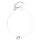 Fashion Transparent Fishing Line Zircon Necklace Mermaid Tears Clavicle Chain Jewelry