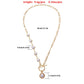 Jewelry Fashion Simple Round Bead Pearl Pendant Necklace Female Three to One Sexual Trend Necklace