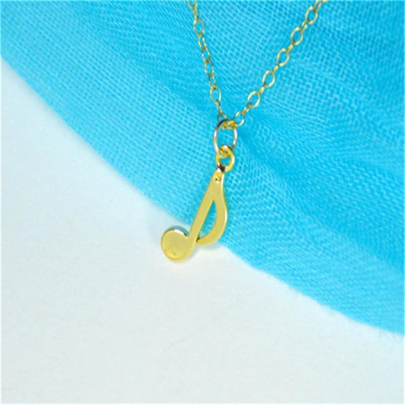 Accessories Simple Rhythm Note Music Necklace Female Export Products