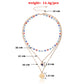 Jewelry multi-layer devil's eye pendant necklace female fashion exaggerated trend eye necklace