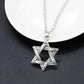 Star same style hexagram necklace personalized men's titanium steel pendant necklace fashion jewelry