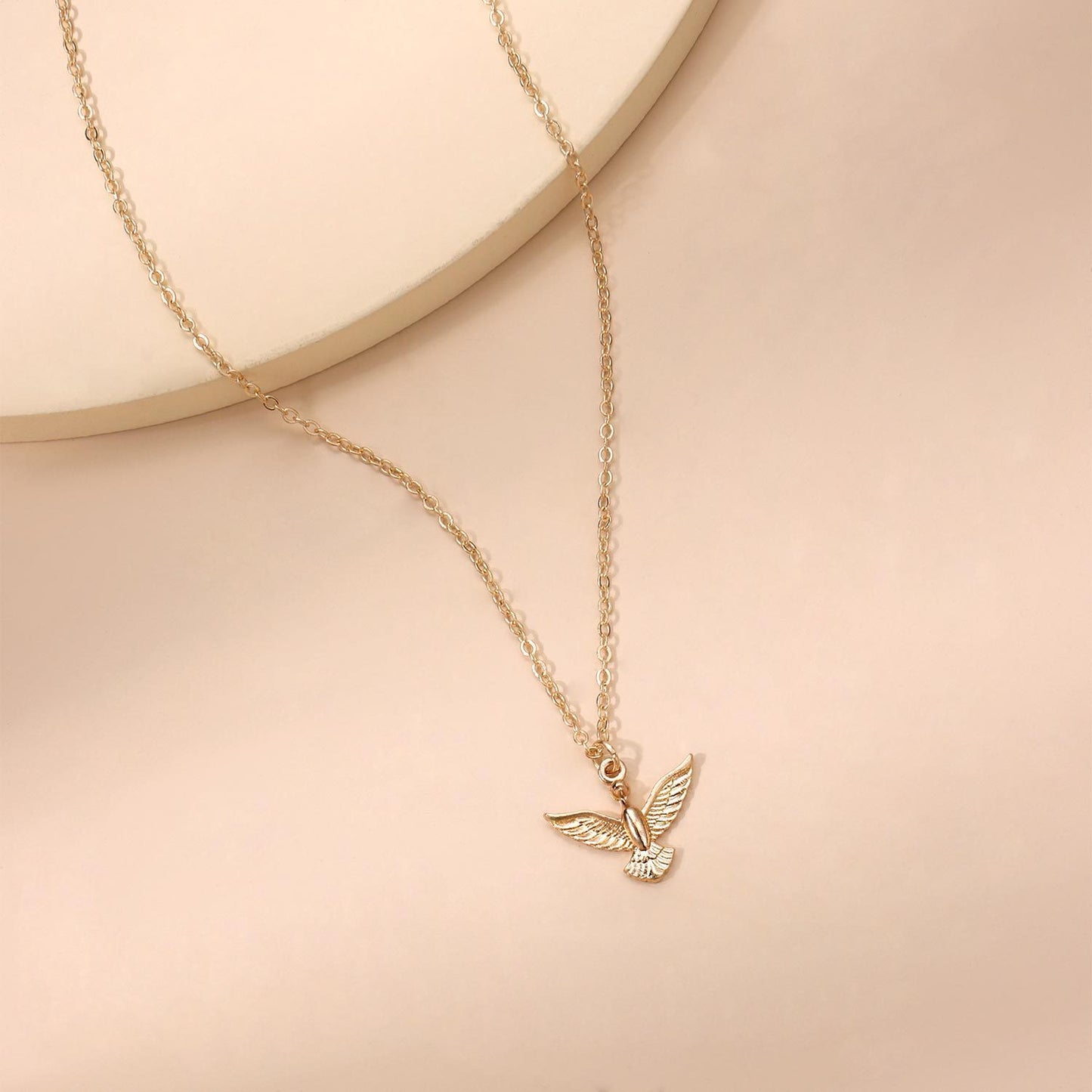 Jewelry Geometric Simple Eagle Necklace Female Fashion Trend Personality Necklace Clavicle Chain