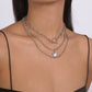 N162 Jewelry exaggerated multi-layer chain punk necklace niche indifferent love necklace