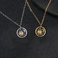 Jewelry Summer Bohemian Vintage Pendant Earrings Necklace Set Female Sun Moon Jewelry