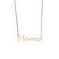 Mama Stainless Steel Alphabet Necklace Mother's Day Series Ladies Jewelry