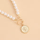 Jewelry ins imitation pearl necklace Queen Elizabeth pendant necklace female niche design sense