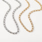 N1712 punk niche single-layer collarbone necklace creative splicing chain personality cold necklace
