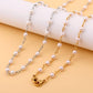 Mask anti-lost hanging chain copper wire winding knotted pearl sweater chain multi-purpose mask lanyard glasses chain