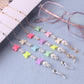Mask hanging chain glasses chain fashion butterfly pearl decorative glasses anti-drop hanging chain