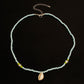 Jewelry Bohemia Beaded Shell Necklace Women's Handmade Beaded Pentagram Necklace Clavicle Chain