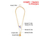 Jewelry rice bead heart branded fruit tree necklace women's creative multi-layer necklace clavicle chain
