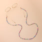 Jewelry multi-functional color rice bead glasses holder ladies face mask dual-use chain
