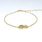 Creative Pineapple Bracelet Female Fruit Hand Jewelry Anklet Jewelry Plating Gold Silver Set