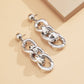 Jewelry exaggerated hip-hop trend special-shaped ring earrings niche cold alloy retro earrings