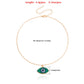 Accessories trend hip-hop devil's eye necklace ins metal niche design simple necklace female