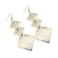 Multi-level Irregular Personality Hollow Lady Earrings Vintage Earrings