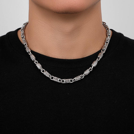 Small crowd design sense men's trendy brand all-match ins hip-hop necklace fashion punk collar collarbone chain