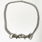 Jewelry Punk Metal Texture Double Key Chain Necklace Hip-Hop Trend Chain Men's and Women's Necklace