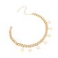 Explosive jewelry hip-hop light luxury all-match street style necklace copper five-pointed star pendant necklace