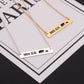 Explosive Mother's Day Gift Simple Fashion Mother Bear Pendant Necklace Alloy Gold and Silver Two Colors