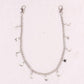 Trendy personality moon star tassel pendant waist chain simple hip-hop punk pants chain