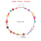Jewelry fairy colorful soft pottery multi-element pearl necklace female Bohemian personality necklace