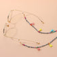 Jewelry Charm Colored Tassel Beads Beaded Glasses Chain Ladies Popular Temperament Frame Accessories