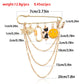 Jewelry multi-element yellow smiley face tassel pendant brooch accessories female punk temperament pendant