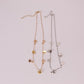 Necklace Sequin Pentagonal Star Butterfly Necklace Clavicle Chain Jewelry Women