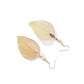 Jewelry Fashion Simple Leaf Pendant Earrings Ladies Personality Exaggerated Atmospheric Earrings