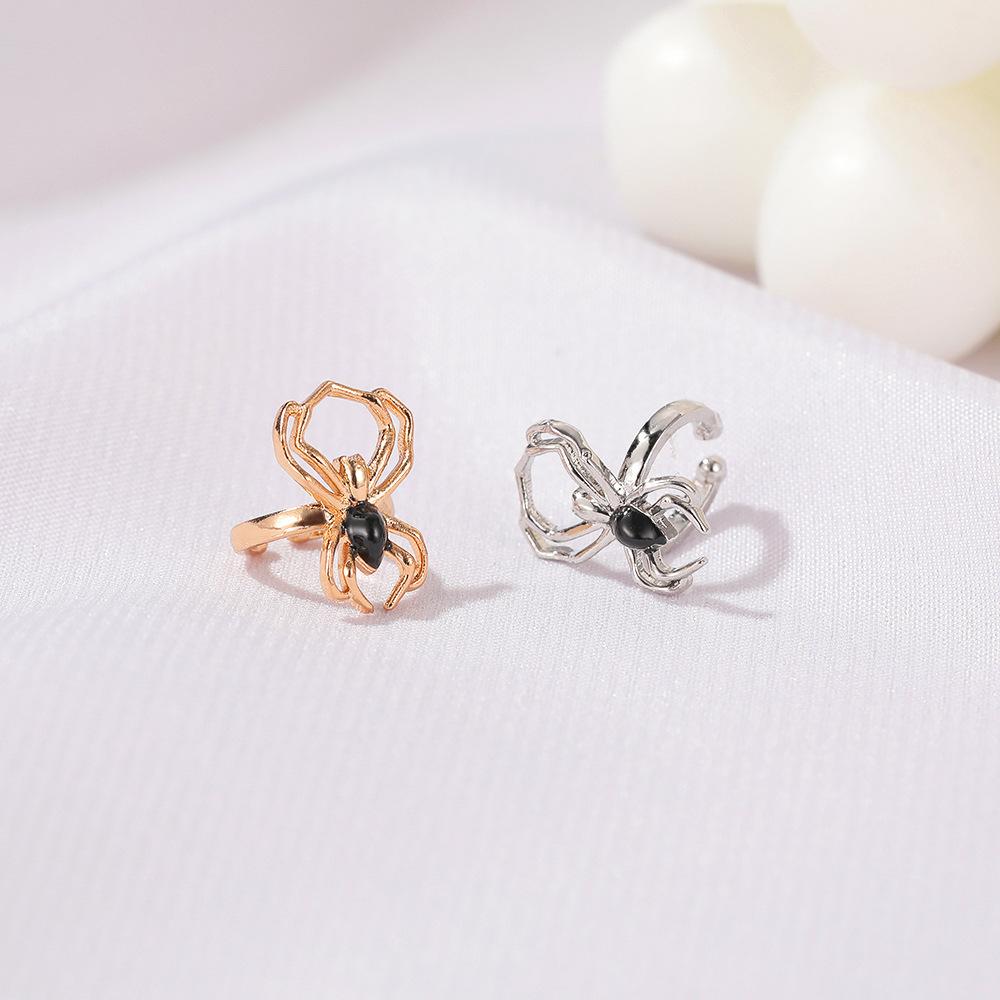 Punk Spider Ear Clip Simple Single Insect No Pierced Earrings Gothic Jewelry