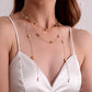 Jewelry Fashion Sexy Multi-layer Heart Chain Necklace Women's Street Shoot Retro Temperament Personality Necklace