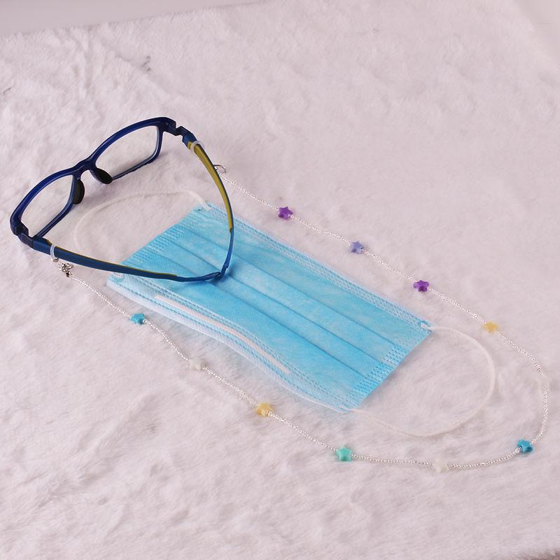 Fashion bead glasses chain hanging neck mask rope simple personality bracelet anti-lost multi-purpose