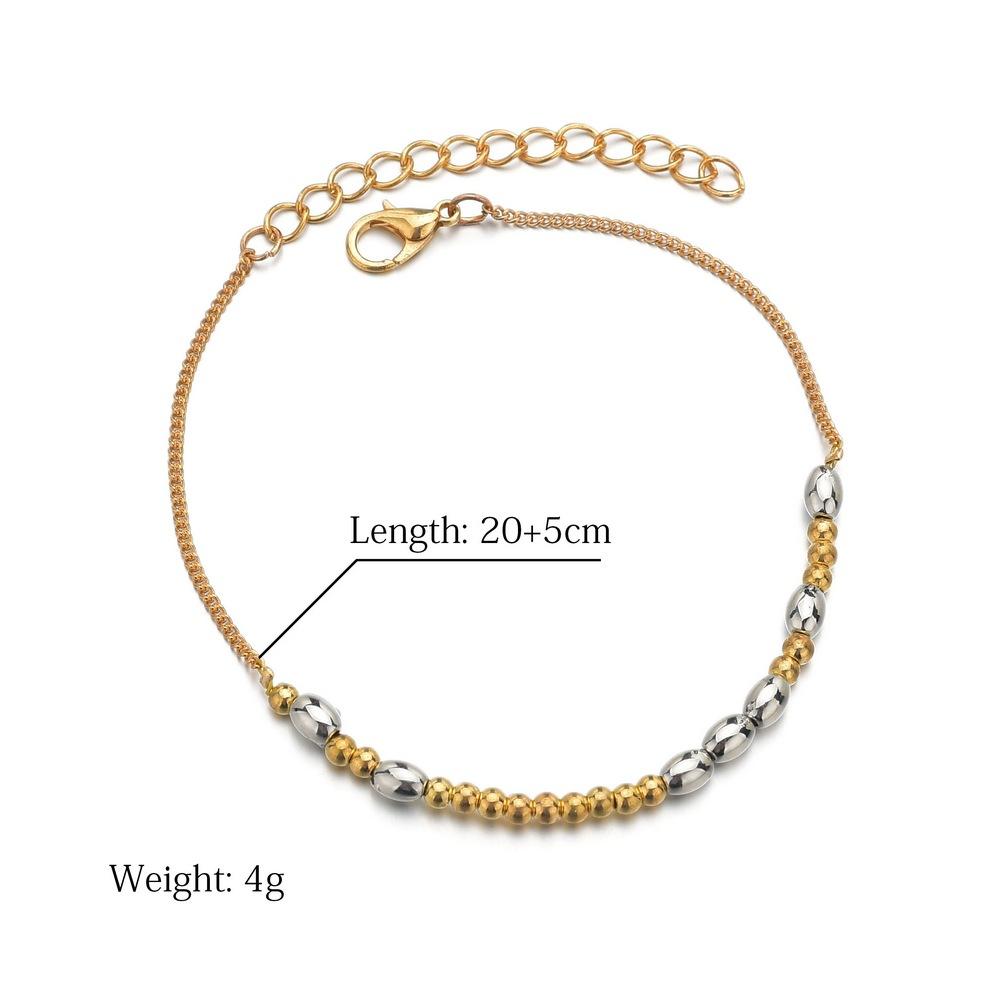 Accessories Popular Simple Beaded Rice Bead Bracelet Anklet