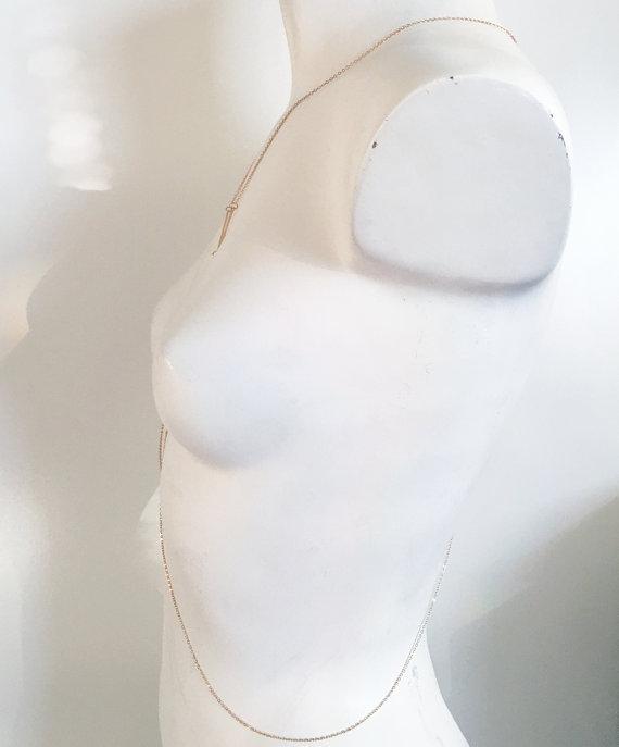 Copper Rod Integrated Chain Sexy Bikini Body Chain Alloy Chain BodyChain