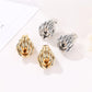 Exaggerated metal winding earrings punk street style earrings sub-personal earrings