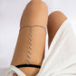 Jewelry Sexy Beach Night Body Chain Simple Elastic Ring Hollow Tassel Thigh Chain