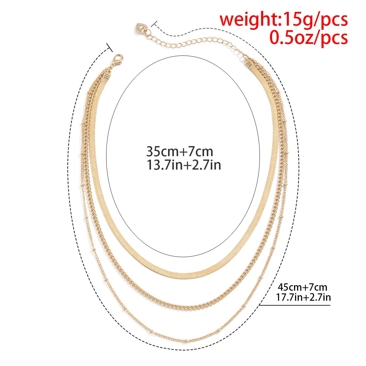 Jewelry Hip Hop Simple Metal Snake Bone Chain Necklace Retro Versatile Geometric Thin Chain Necklace