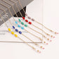 Fashion popular mask hanging chain glasses chain necklace acrylic resin mask chain